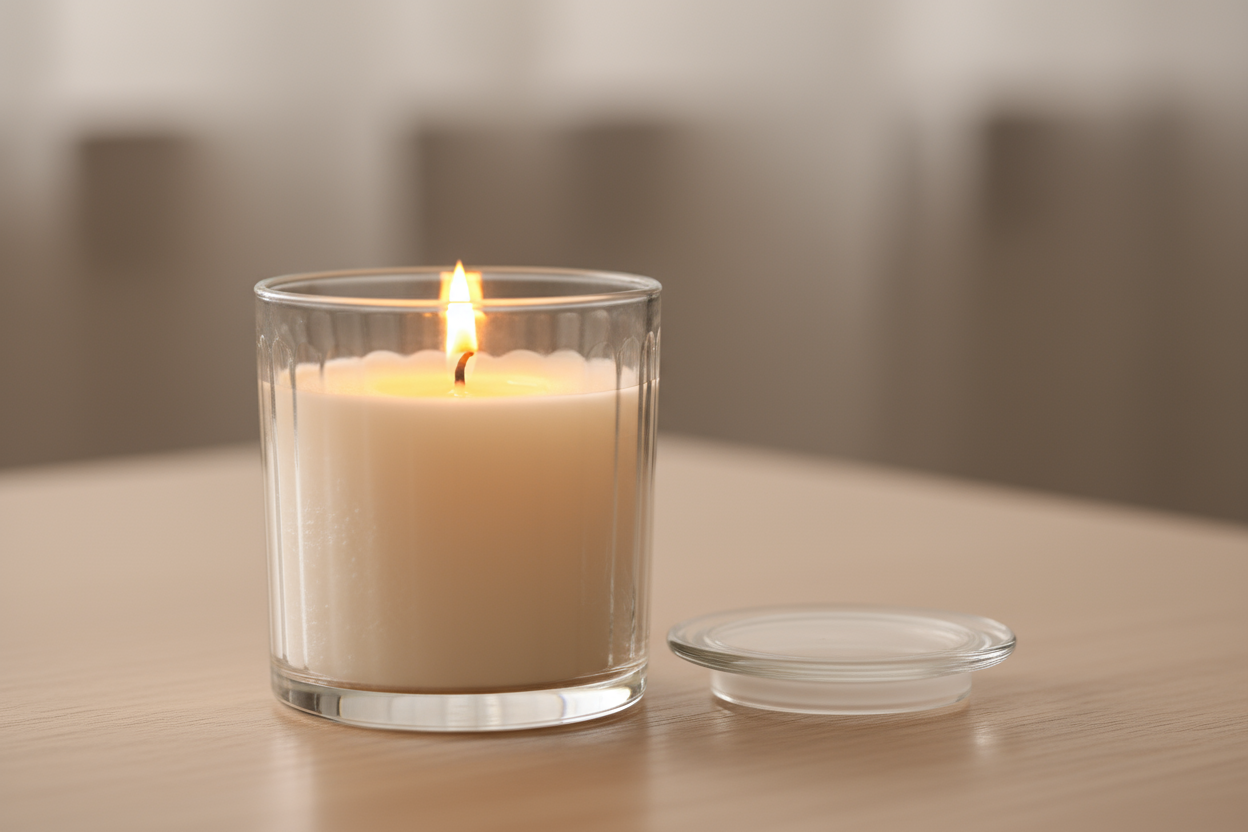SCENTED GLASS CANDLES