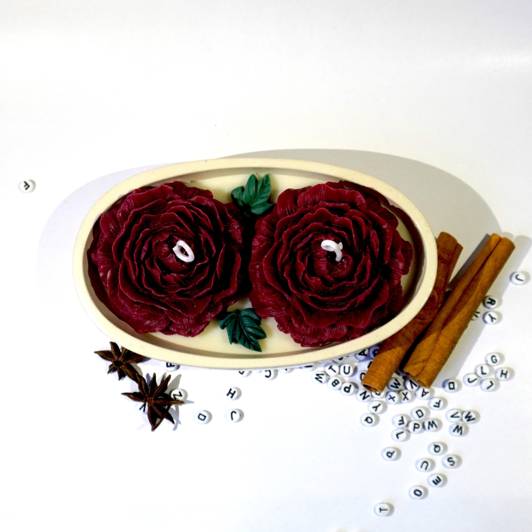 PEONY BOAT CANDLE