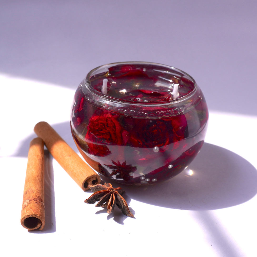 Rose Gel Candle