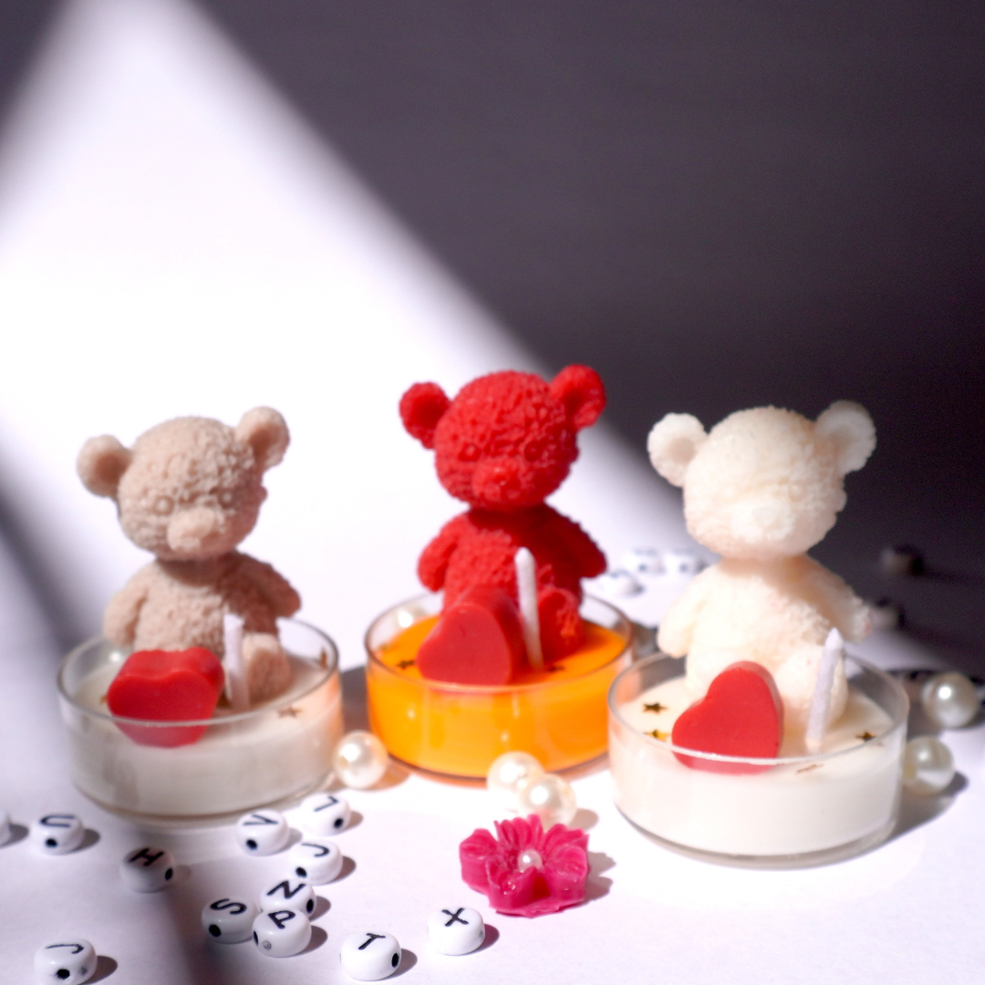 Teddy Tea light Set of 6