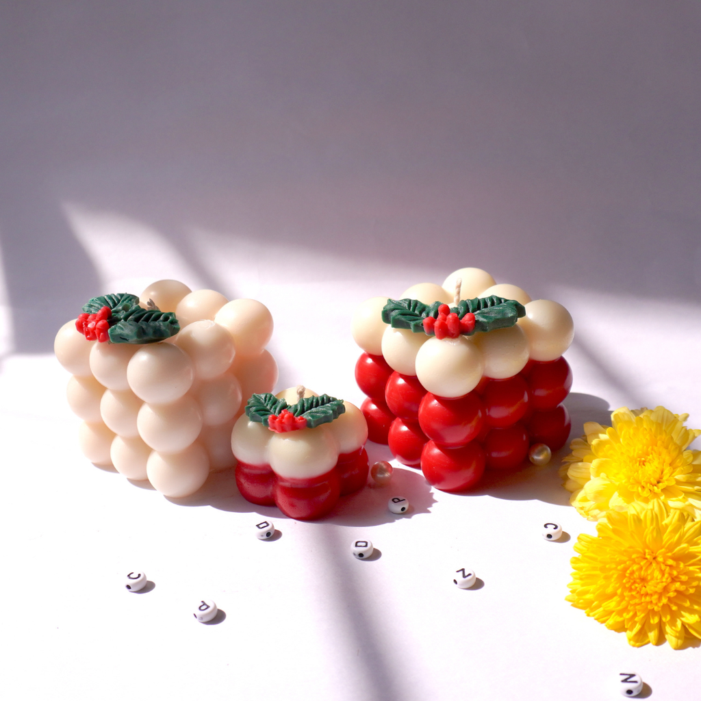 Bubble Candle Set of 3