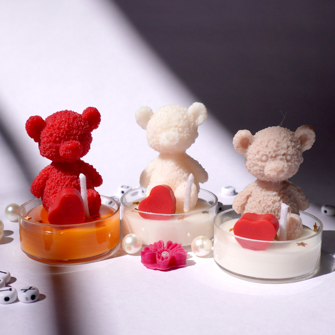 Teddy Tea light Set of 6