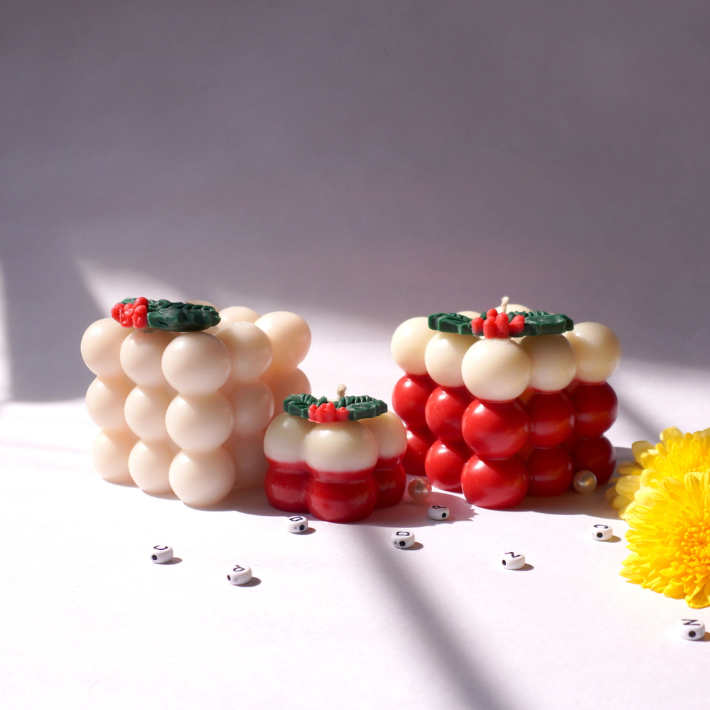 Bubble Candle Set of 3