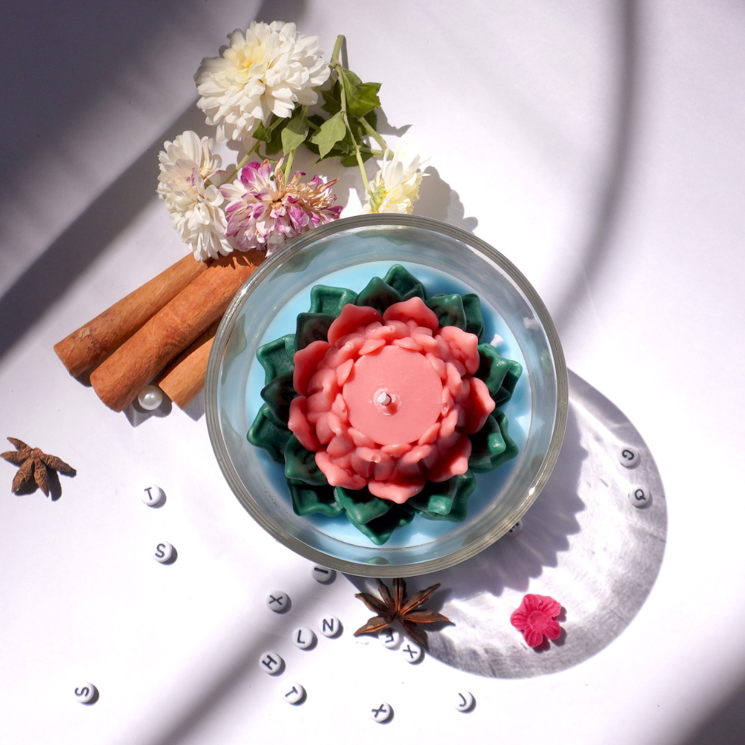 Lotus Candle