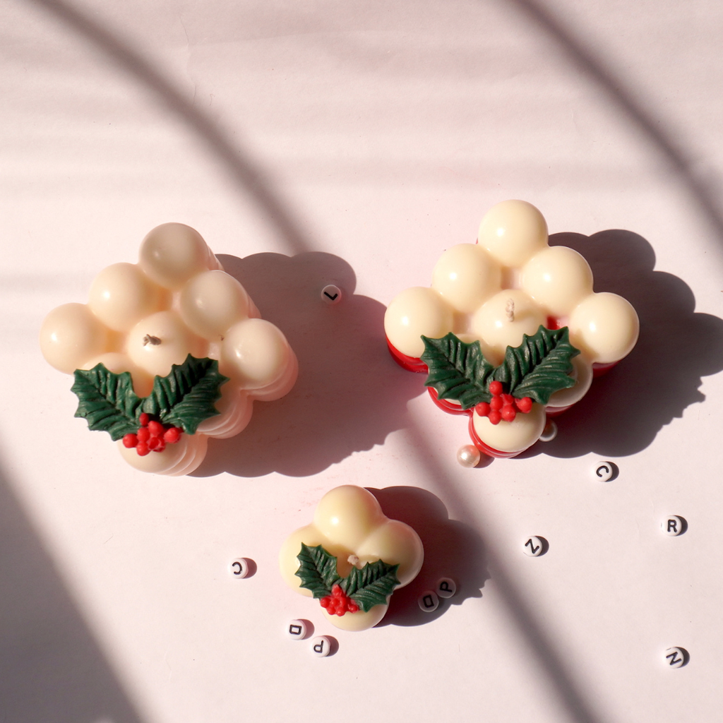 Bubble Candle Set of 3