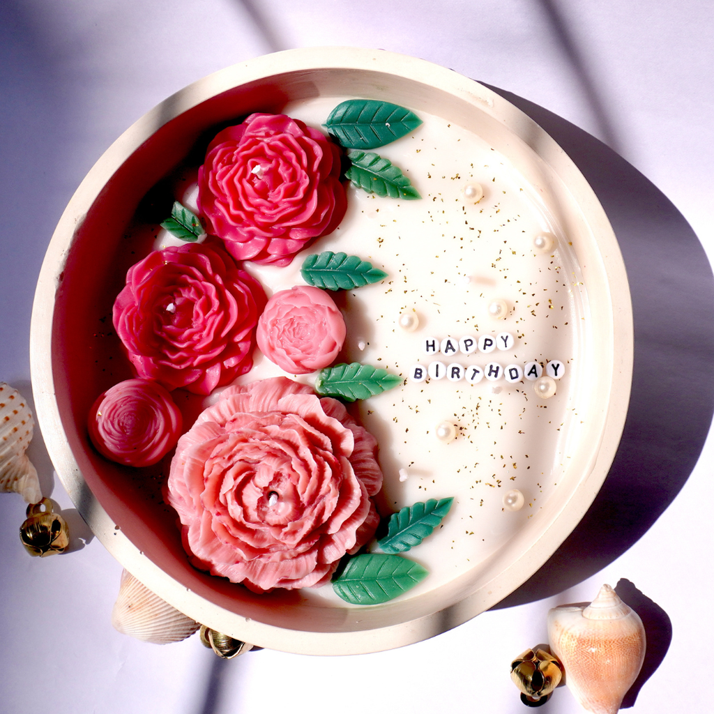 Peony Candle Bowl