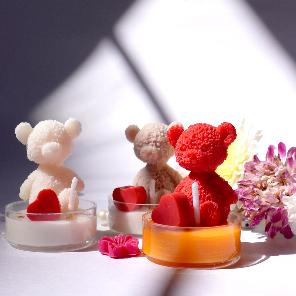 Teddy Tea light Set of 6