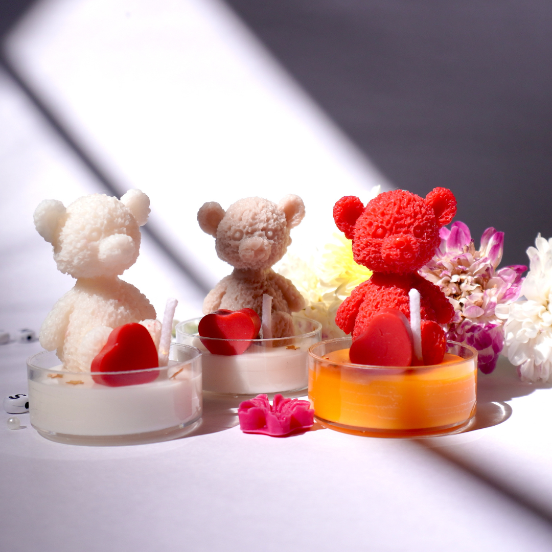 Teddy Tea light Set of 6
