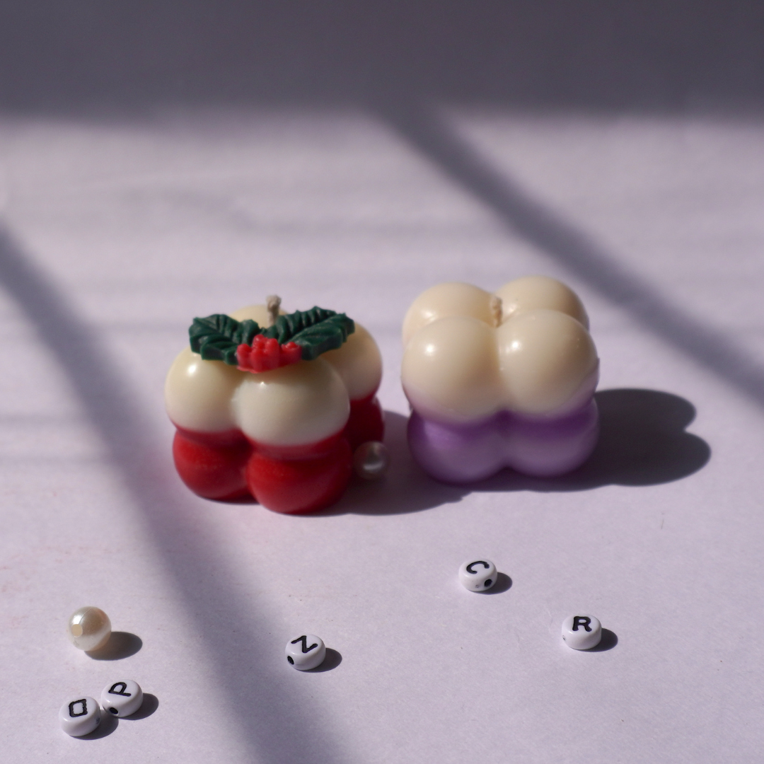 Bubble Candle Set of 3