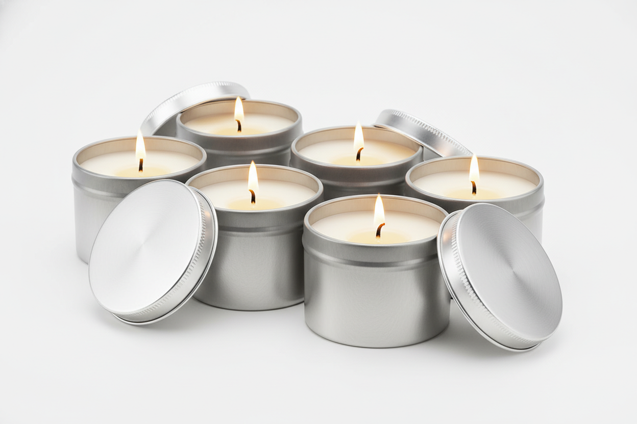 ALUMINIUN TIN CANDLES