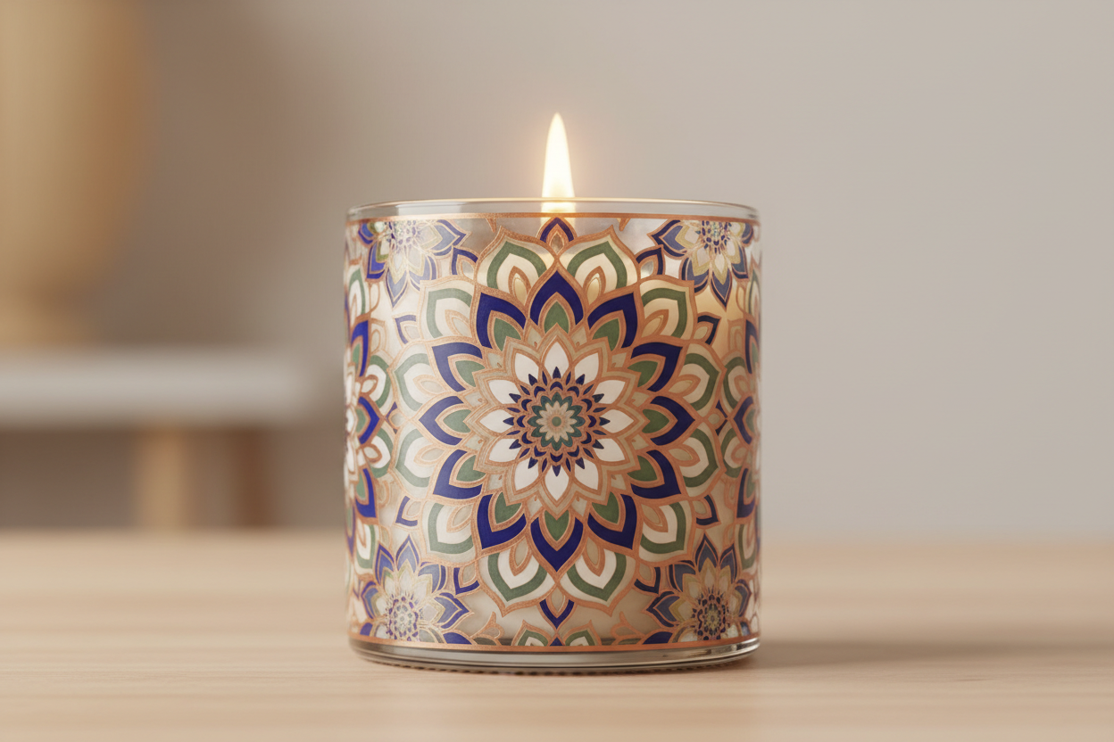 MANDALA JAR CANDLE